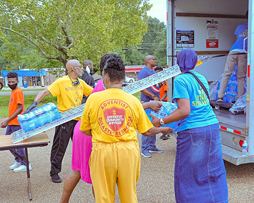 ACS water distribution in Jackson, Miss.