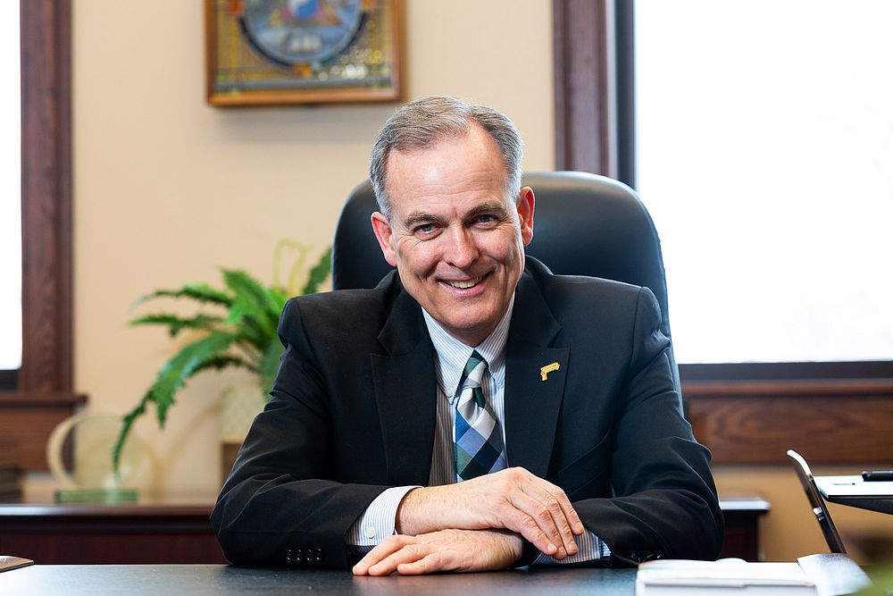 John McVay, Walla Walla University president, announces plans to retire.