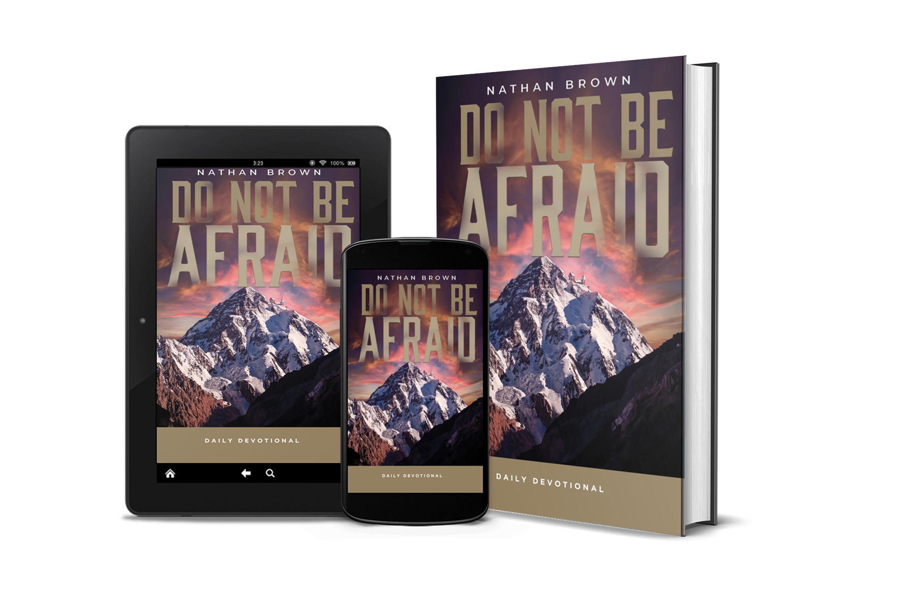 Devotional book "Do Not Be Afraid" in print and digital formats