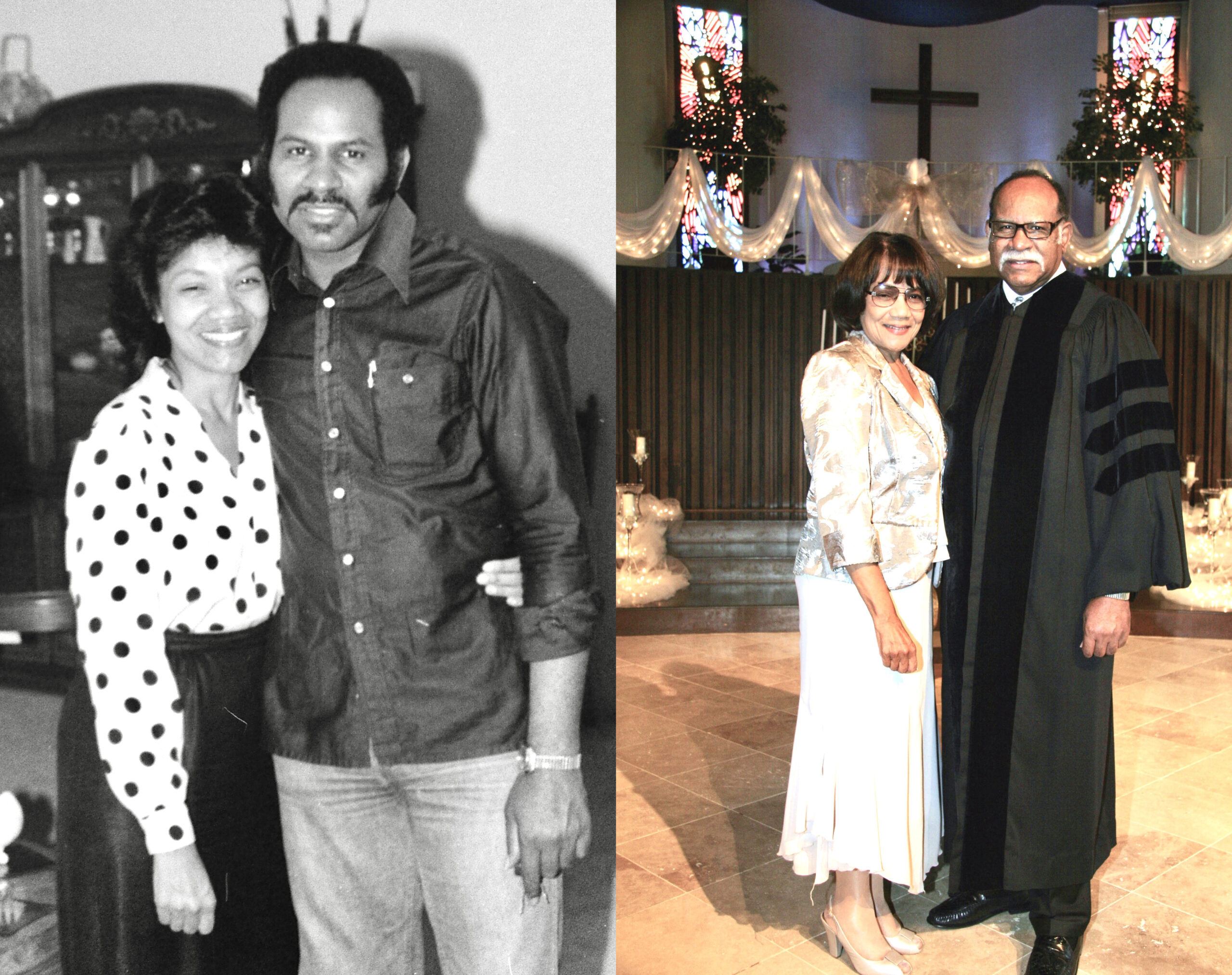 Standing is Walter Arties III and his wife Berverly.
