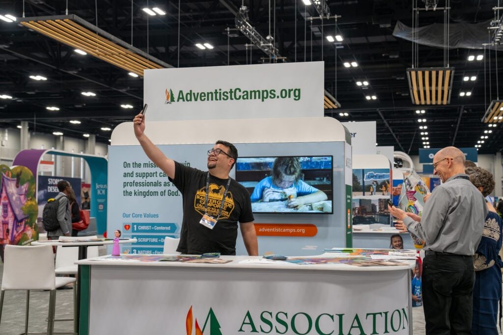 Camps exhibit booth