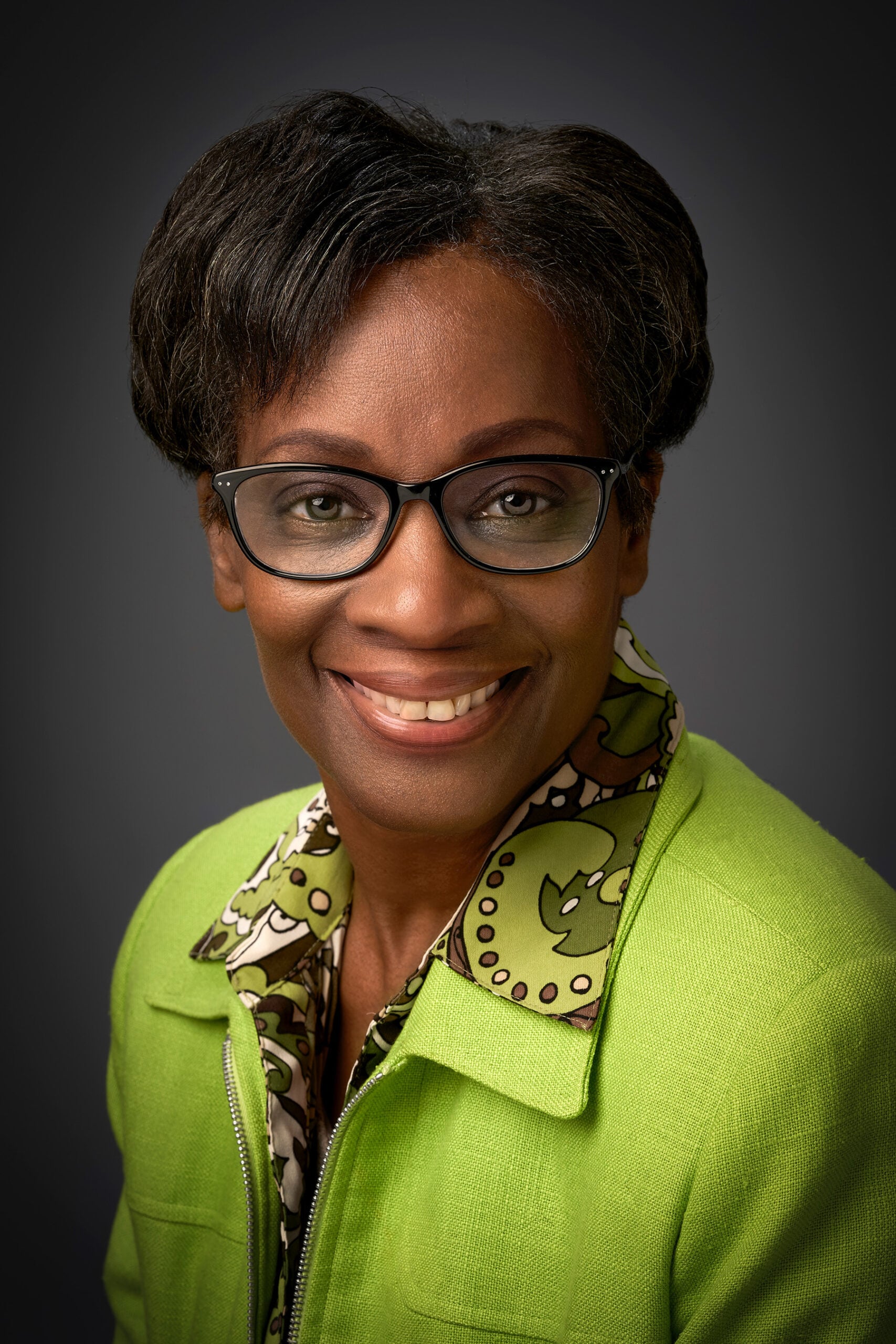 Headshot of a smiling woman