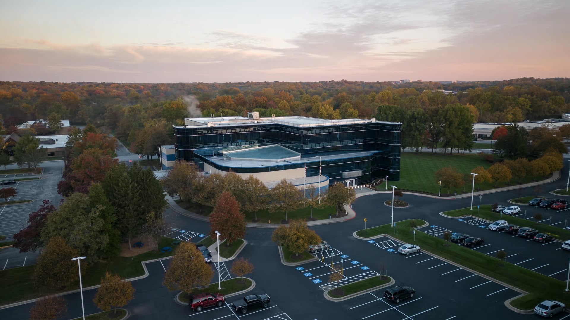 NAD Headquarter building, aerial view