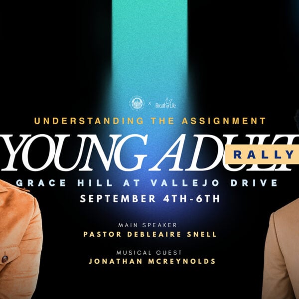 Promotional poster for Breath of Life youth rally featuring Debleaire Snell and Jonathan McReynolds