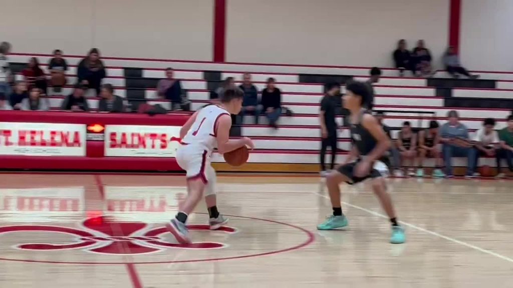 Video: Napa Christian’s Aidan Dayco-Green scores a couple of baskets at St. Helena on Nov. 14