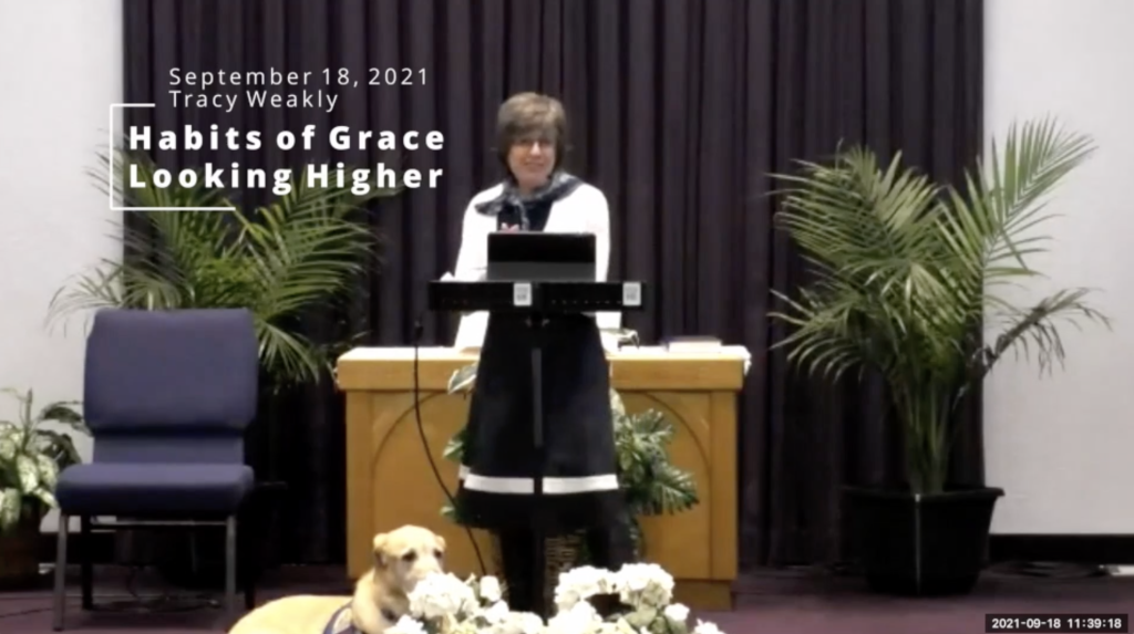 Tracy Weakly, “Habits of Grace: Looking Higher” Psalm 5:3