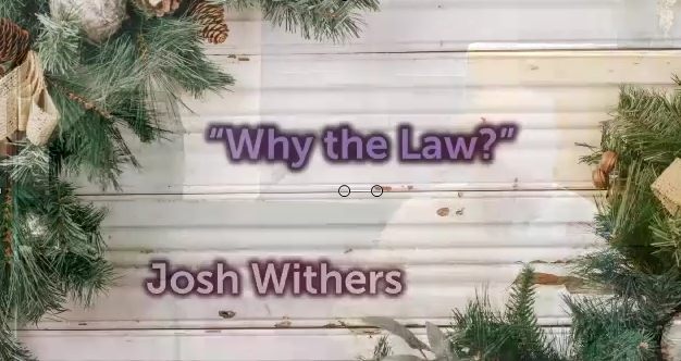 Why the Law?