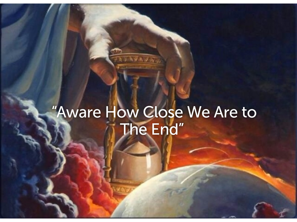 “Aware How Close We Are to The End” by Elder Fred Middleton, With special music “Patriotic Medley and “Peace Like a River” by  Bernie Edwards