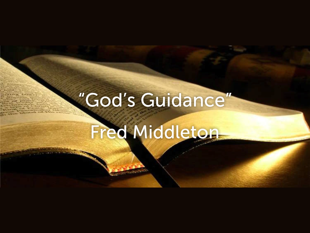 God’s Guidance
