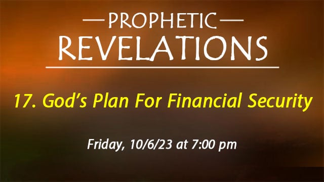 17. God’s Plan For Financial Security