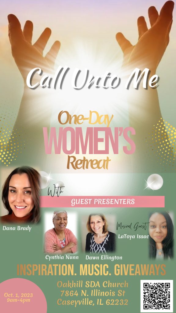 Oakhill SDA Womens Ministry 1 Day Retreat 2023-10-01 – Dawn Ellington Morning Session & Q&A