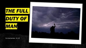 The Full Duty o Man