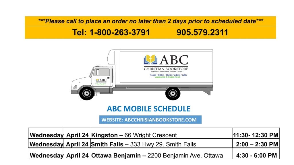 ABC Christian Bookstore – April 24