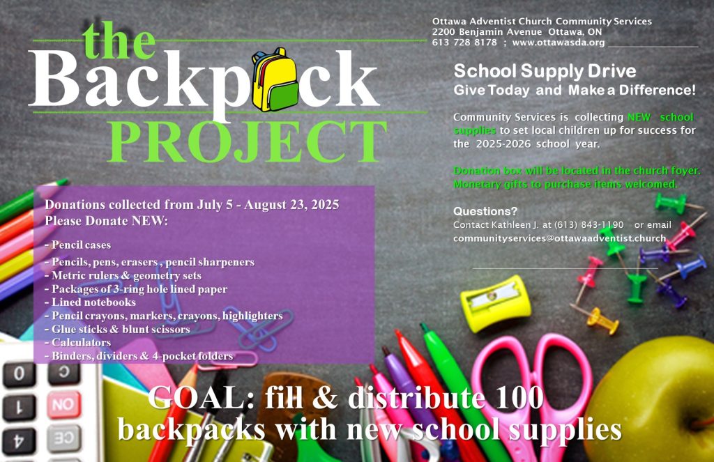 Backpack Project | August 23, 2025
