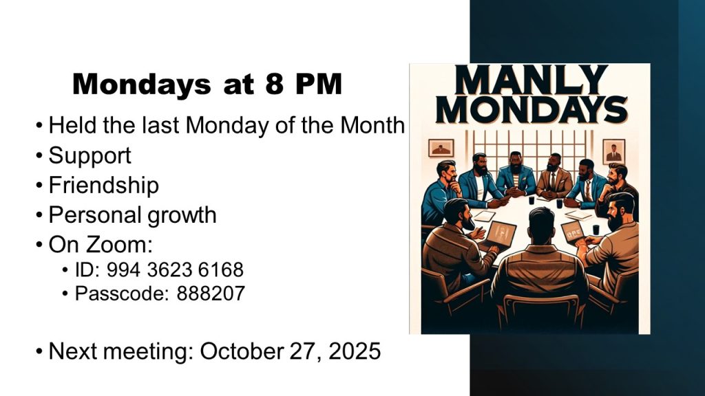 Manly Monday | October 27, 2025