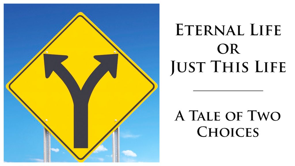 Eternal Life or Just This Life – A Tale of Two Choices