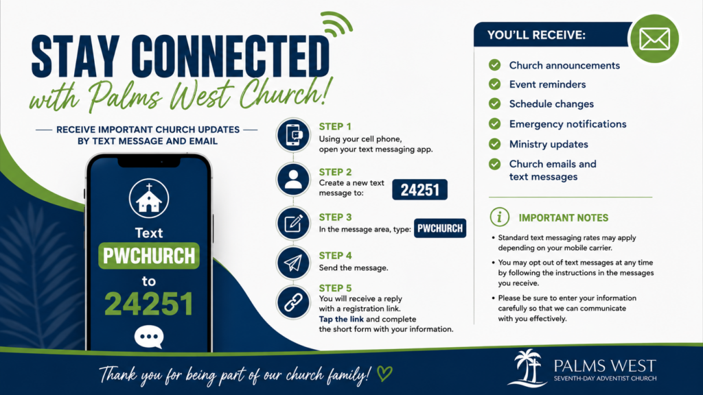 Instructions on how to join the contact list