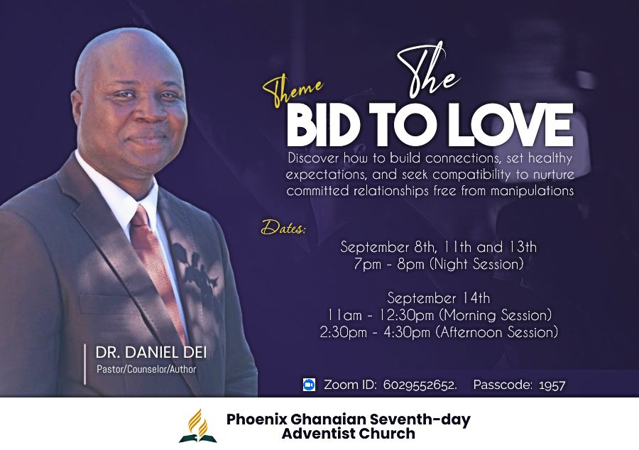 The Bid to Love by Ps. Dr. Daniel Dei