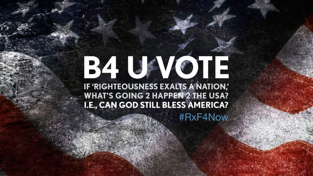 If ‘Righteousness Exalts a Nation,’ What’s Going 2 Happen 2 the USA