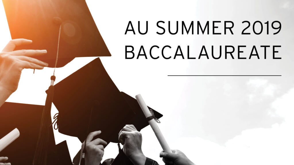 AU SUMMER 2019 BACCALAUREATE episode artwork