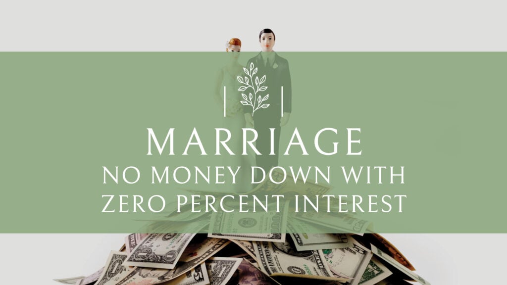 No Money Down With Zero Percent Interest