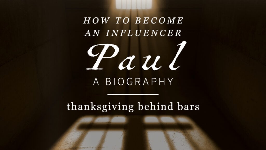 Thanksgiving Behind Bars