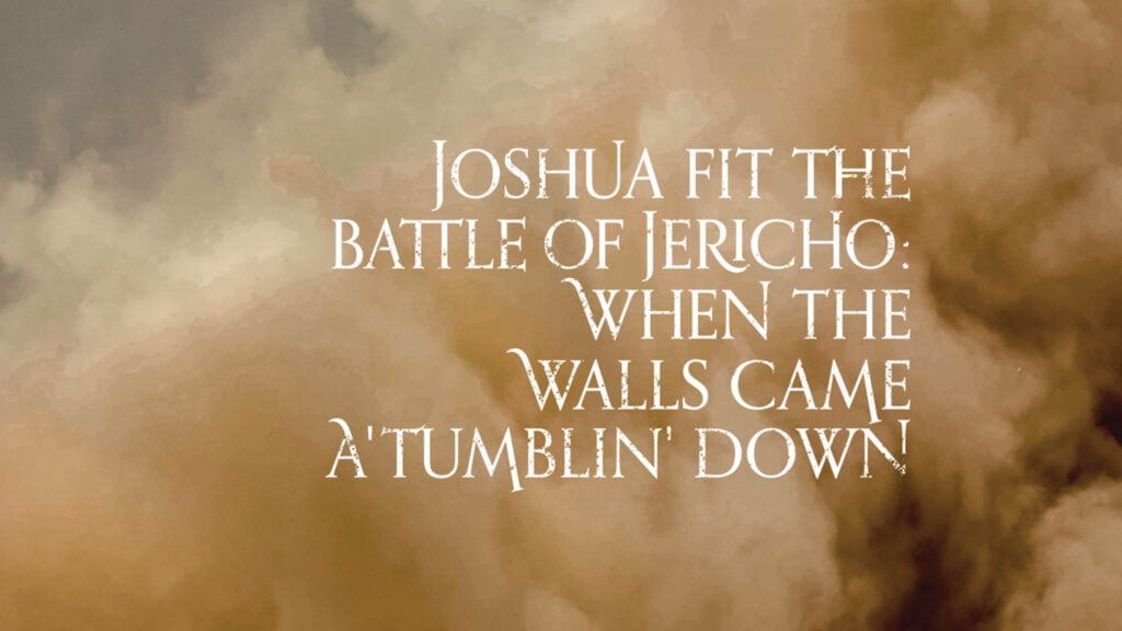 When the Walls Came a’Tumblin’ Down