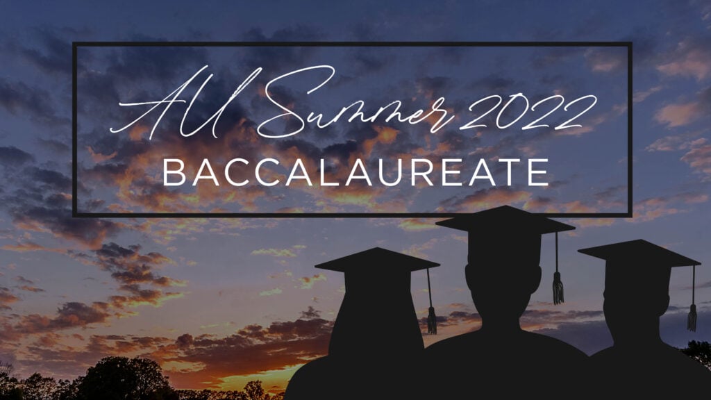 AU Summer 2022 Baccalaureate episode artwork