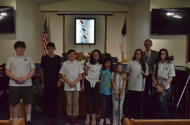 Students of Piqua Adventist Christian School gathered together