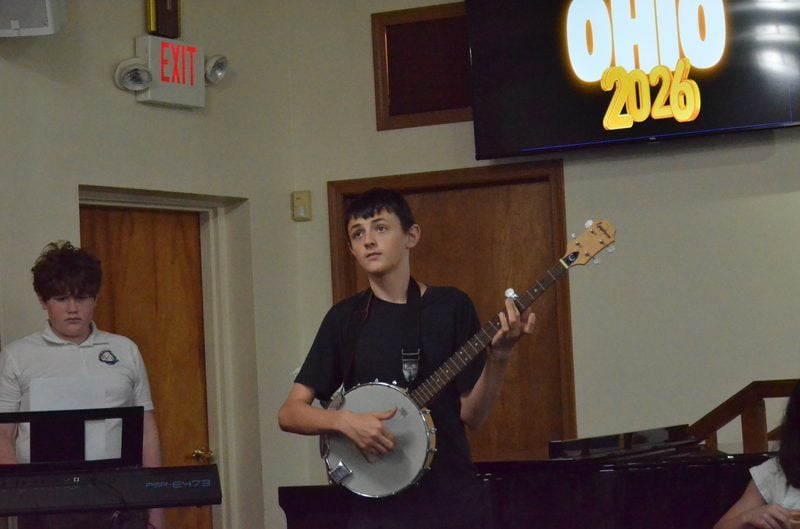 Student musicians playing at Education Day