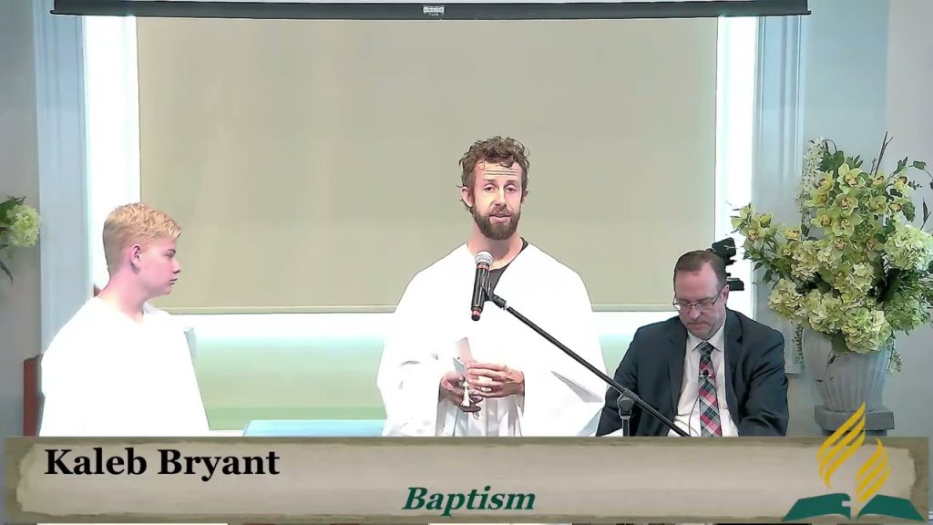 Kaleb Bryant Baptism