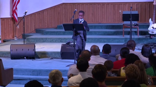 August 27, 2016 Sermon: Not Too Young to Serve, We’re a Part of God’s Family