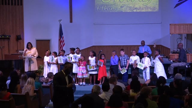 August 27, 2016 Second Service: Not Too Young to Serve, We’re a Part of God’s Family
