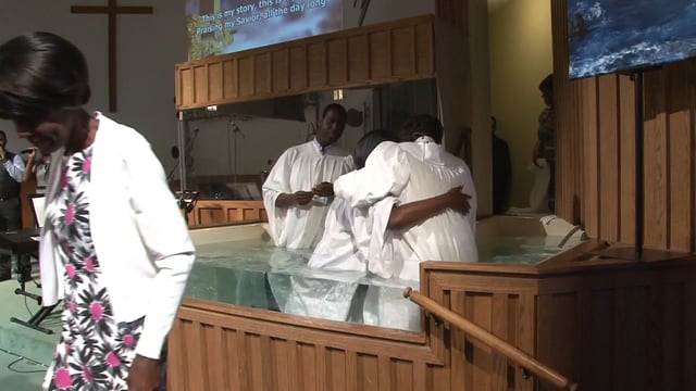June 3, 2018: Baptismal Consecration During the Memorial Service for Mia Joanna Scarlett