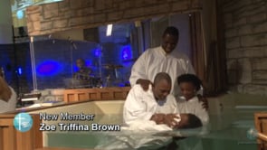 Baptism of Zoe Triffina Brown and Phoebe Ryann Brown