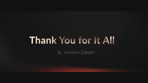 Thank You for It All