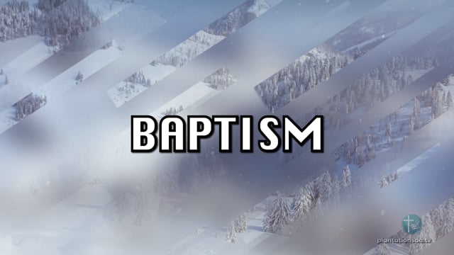 December 18, 2021 Baptism