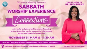 Women’s Ministry Sabbath 2022