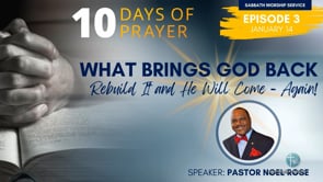 Back to the Altar Episode 3: Rebuild It and He will Come – Again!