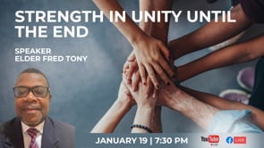Priorities of Faith Episode 6: Strength in Unity Until the End