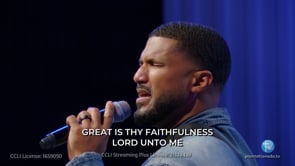 Great Is Thy Faithfulness (LIVE Performance)