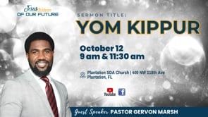 Yom Kippur (Second Service)