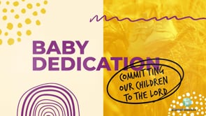 Baby Dedication by N. Abraham Rose September 13, 2025