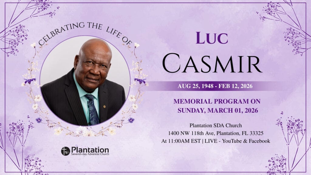 Memorial Service for Luc Casmir