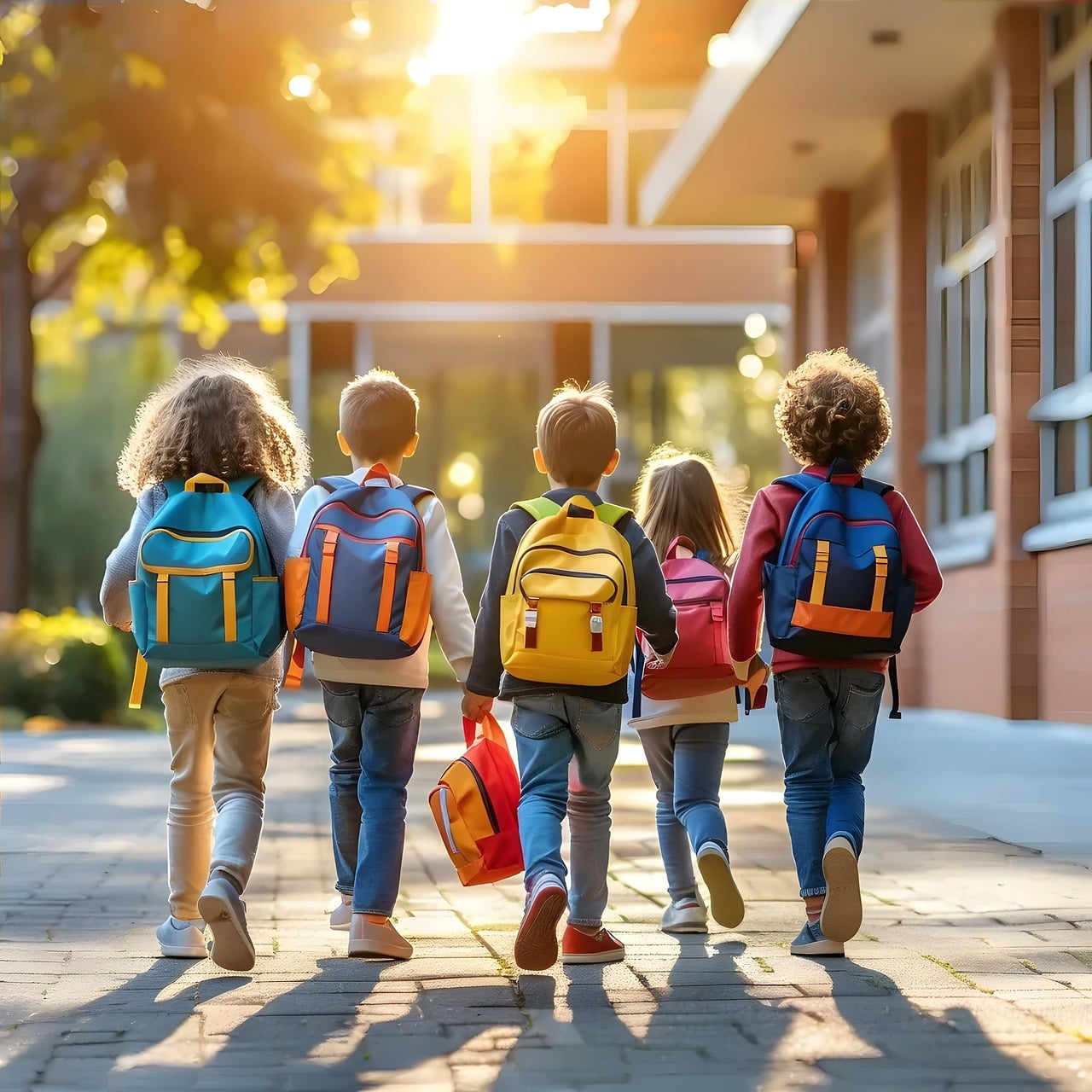 ai generated, students, school, education, children, learning, portrait, kids