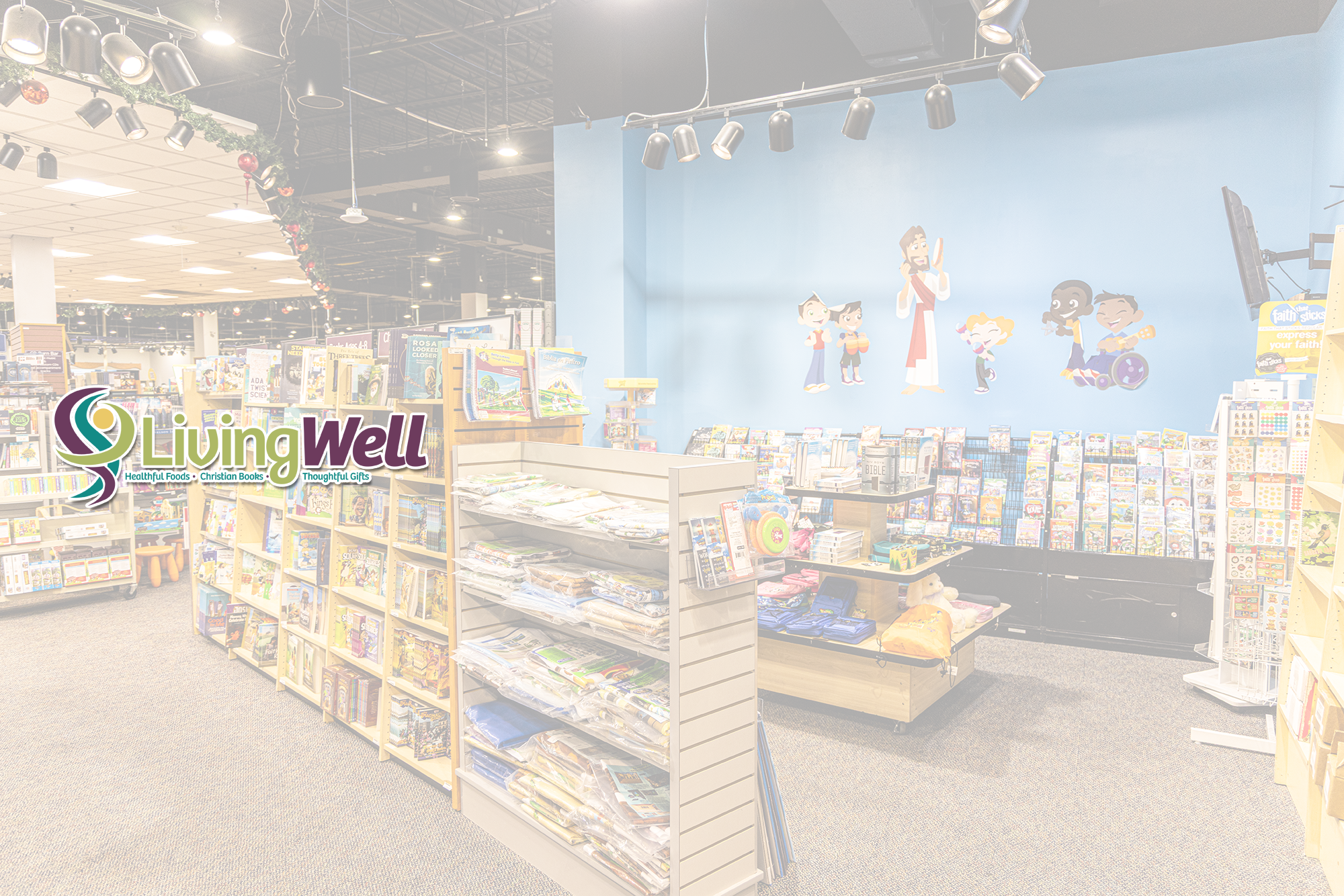 A view from the children's section at LivingWell in Silver Spring, MD. 