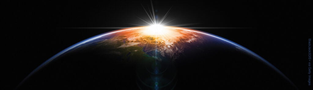 Astronomical background. 3D render.