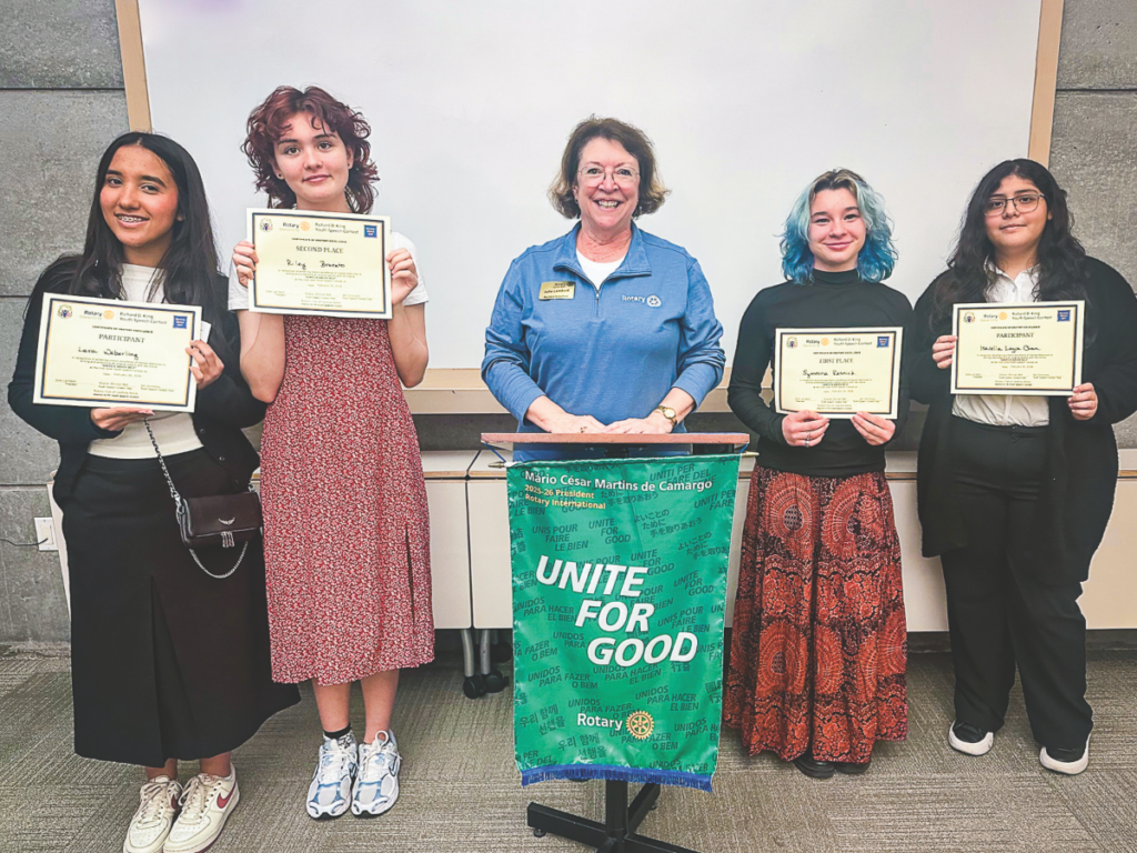 Students Represent MBA Well at Annual Rotary Youth Speech Contest