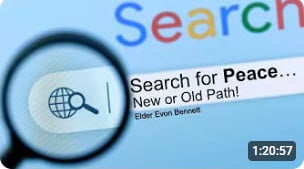 “Search for Peace… New or Old Path!”