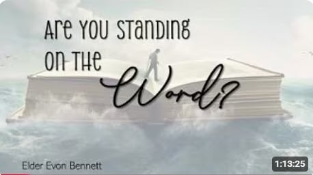 Are You Standing on The WORD?
